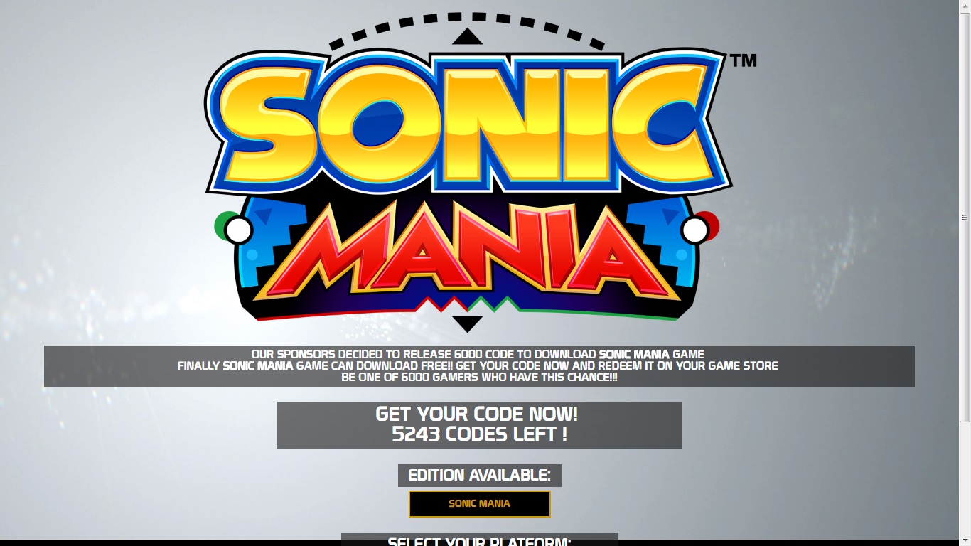 Sonic Mania Full Game Download